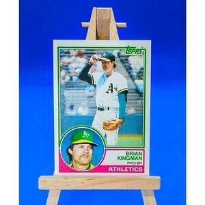 1983 Topps - Brian Kingman #312 - Pitcher Oakland Athletics